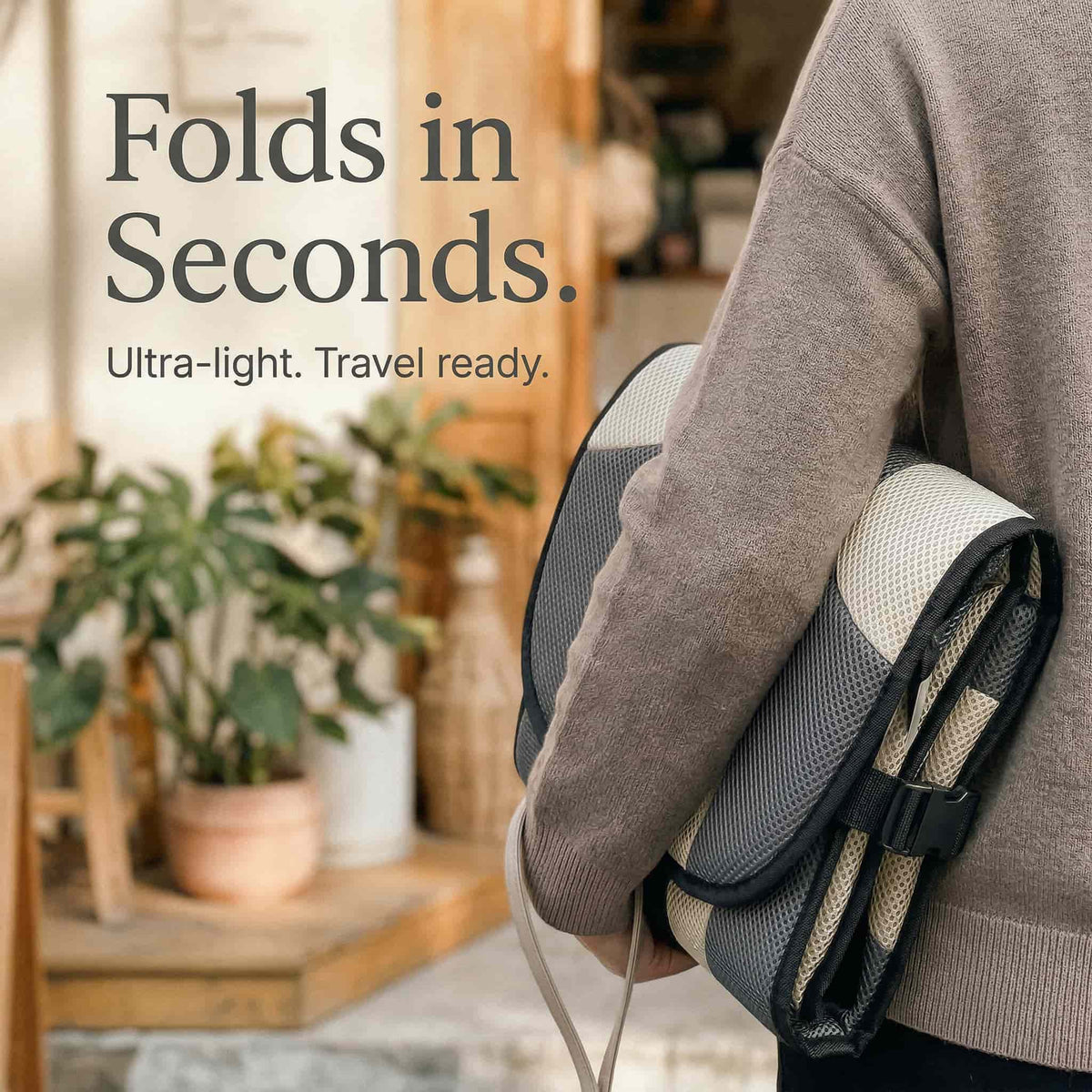 Siège Rehausseur Portable Premium CozyLift & Coussin de Voyage