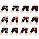 Gants en mitaine Uchiha Akatsuki Konoha Naruto Shippuden