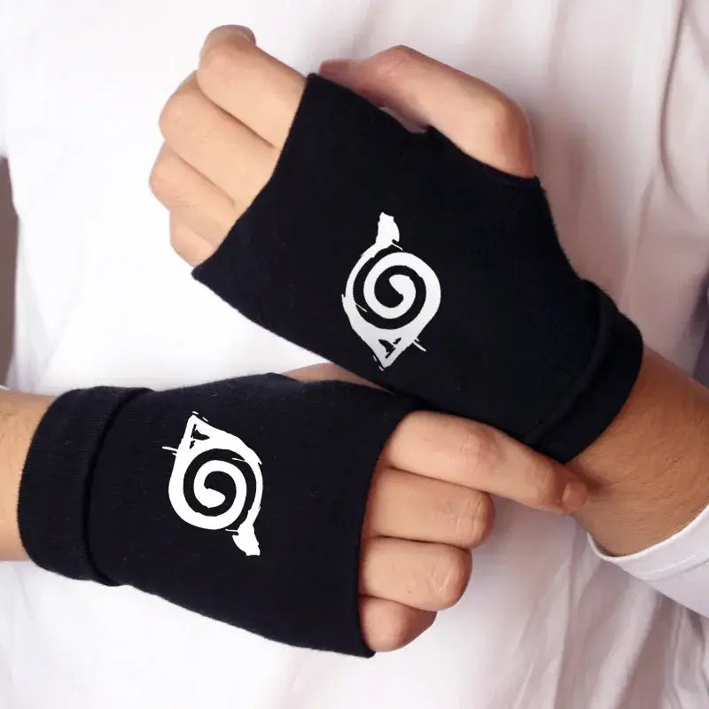 Gants en mitaine Uchiha Akatsuki Konoha Naruto Shippuden
