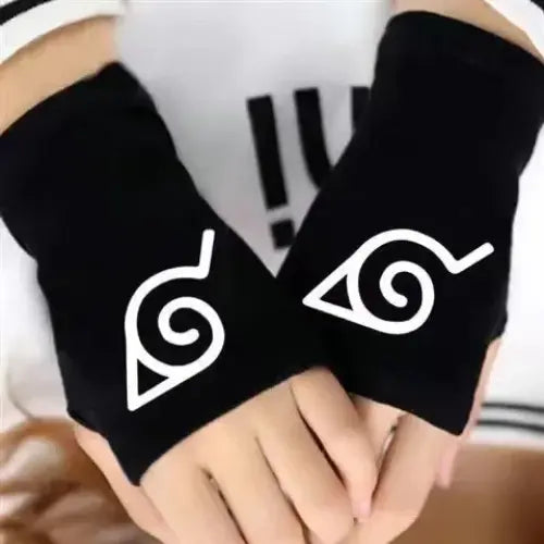 Gants en mitaine Uchiha Akatsuki Konoha Naruto Shippuden