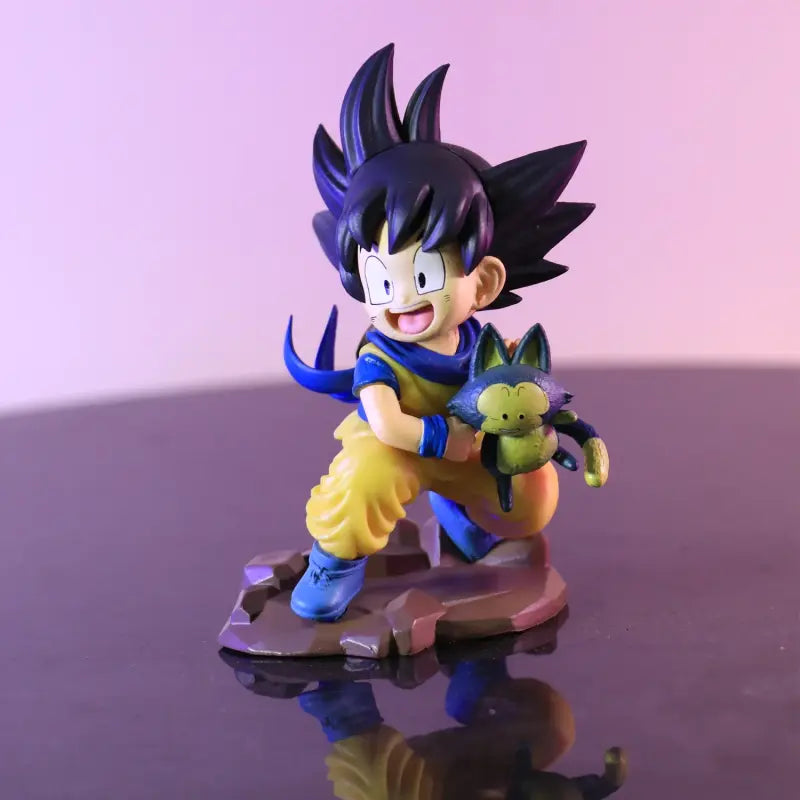 Figurine Goku & Plume Dragon Ball
