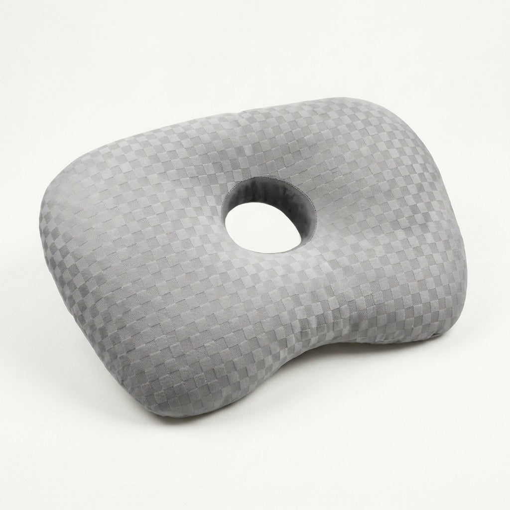 Oreiller ergonomique à trou pour oreille