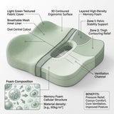 Coussin d'assise ergonomique 3D
