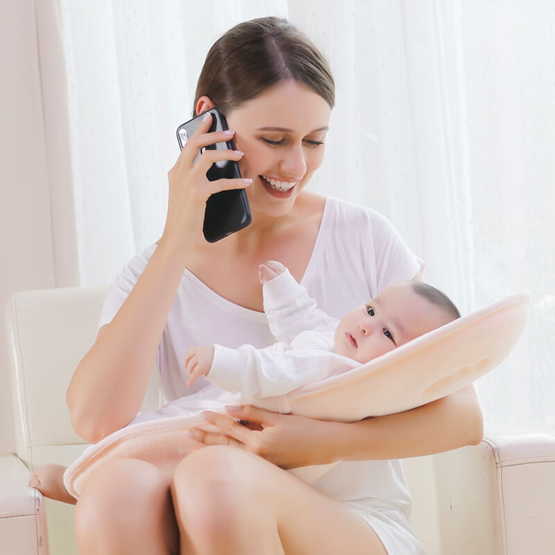 CloudNest Coussin de Soutien Ergonomique pour Bébé et Appui-Tête