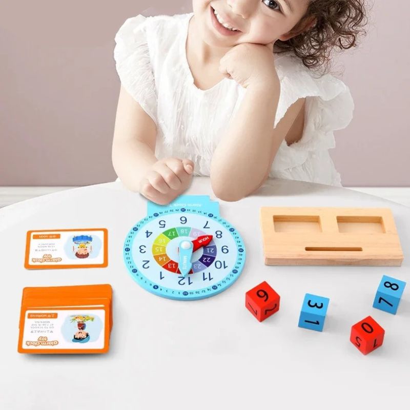 Horloge éducative Montessori - Clokidoo