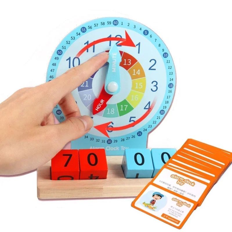 Horloge éducative Montessori - Clokidoo