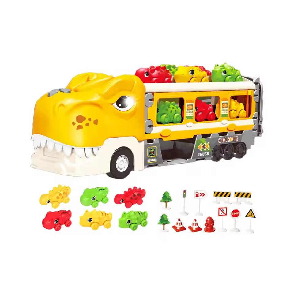 Camion Dinosaure avec Voitures