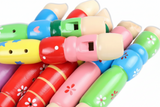 Flûtes Colorées en Bois pour Enfants – Lot de 3 pièces