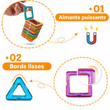 Jeu Aimanté Construction Montessori | MagniMax