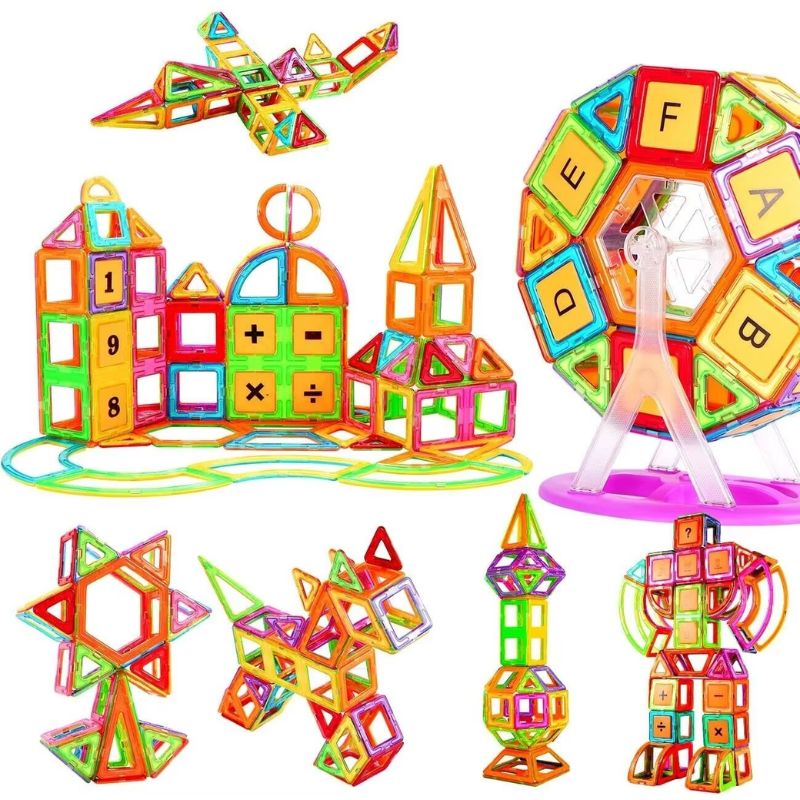 Jeu Aimanté Construction Montessori | MagniMax