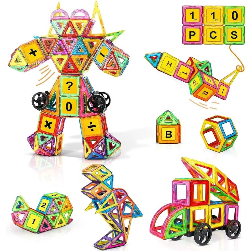 Jeu Aimanté Construction Montessori | MagniMax