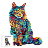 Puzzle Bois Chat – CosyCat