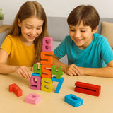 Jeu de Construction en Bois Montessori – Building Blocks