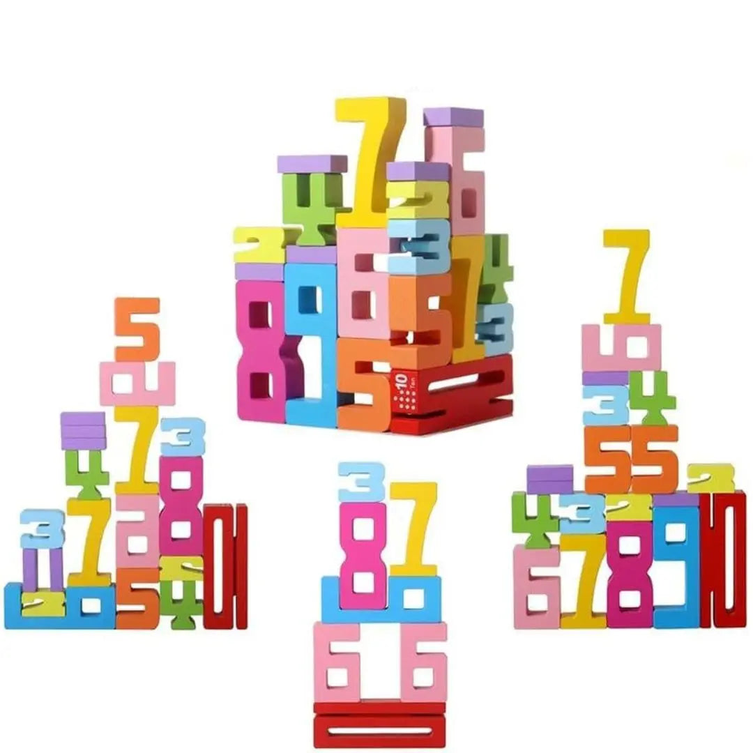 Jeu de Construction en Bois Montessori – Building Blocks