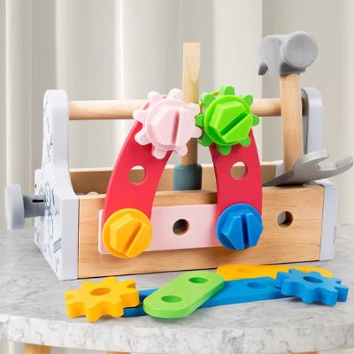 Jeu de construction en bois - Le petit bricoleur