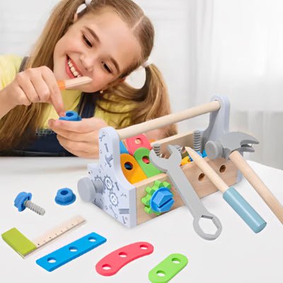 Jeu de construction en bois - Le petit bricoleur