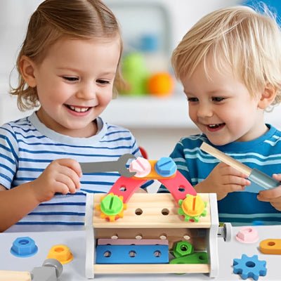 Jeu de construction en bois - Le petit bricoleur