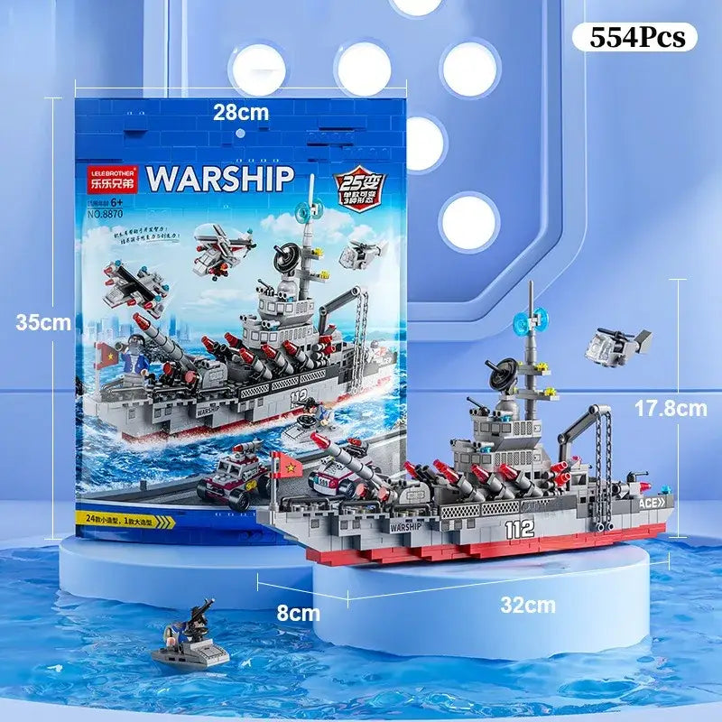 Jeu de construction Navire de Guerre