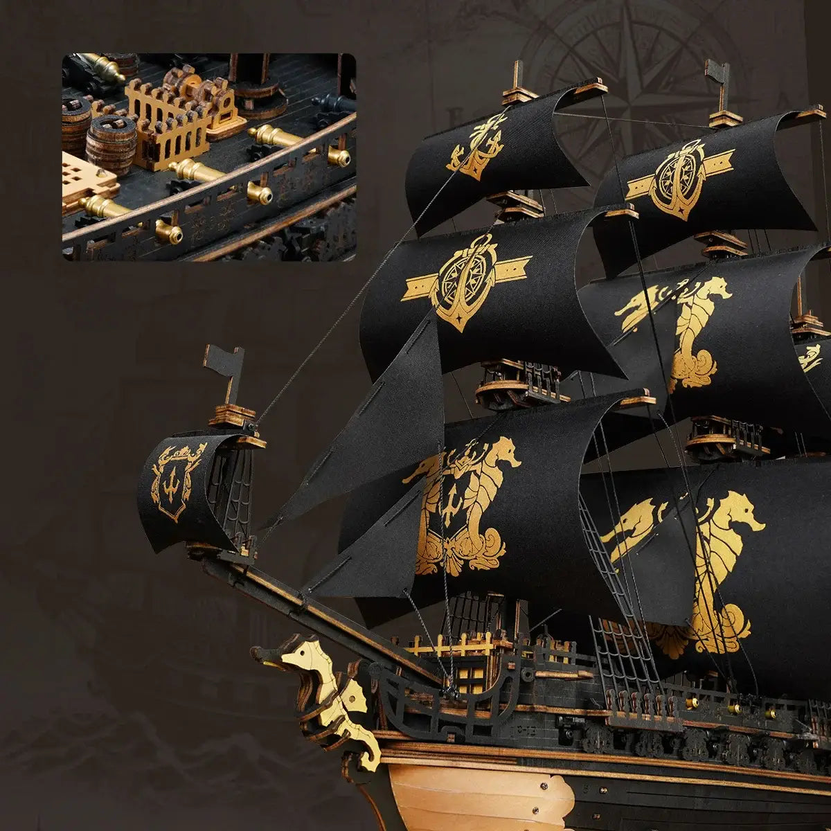 Jeu de construction Navire de guerre Pirate