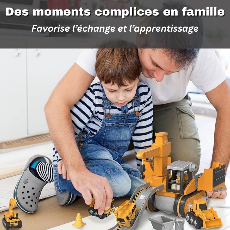 Jeu de Construction – Véhicules de Chantier pour Enfant | BuildTruck