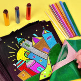 Jeu éducatif autocollant Paillettes