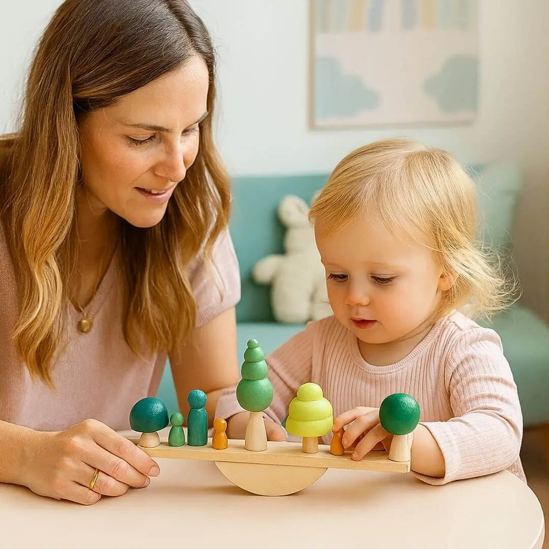 Jouet en Bois Bébé Équilibre – ForestBalance