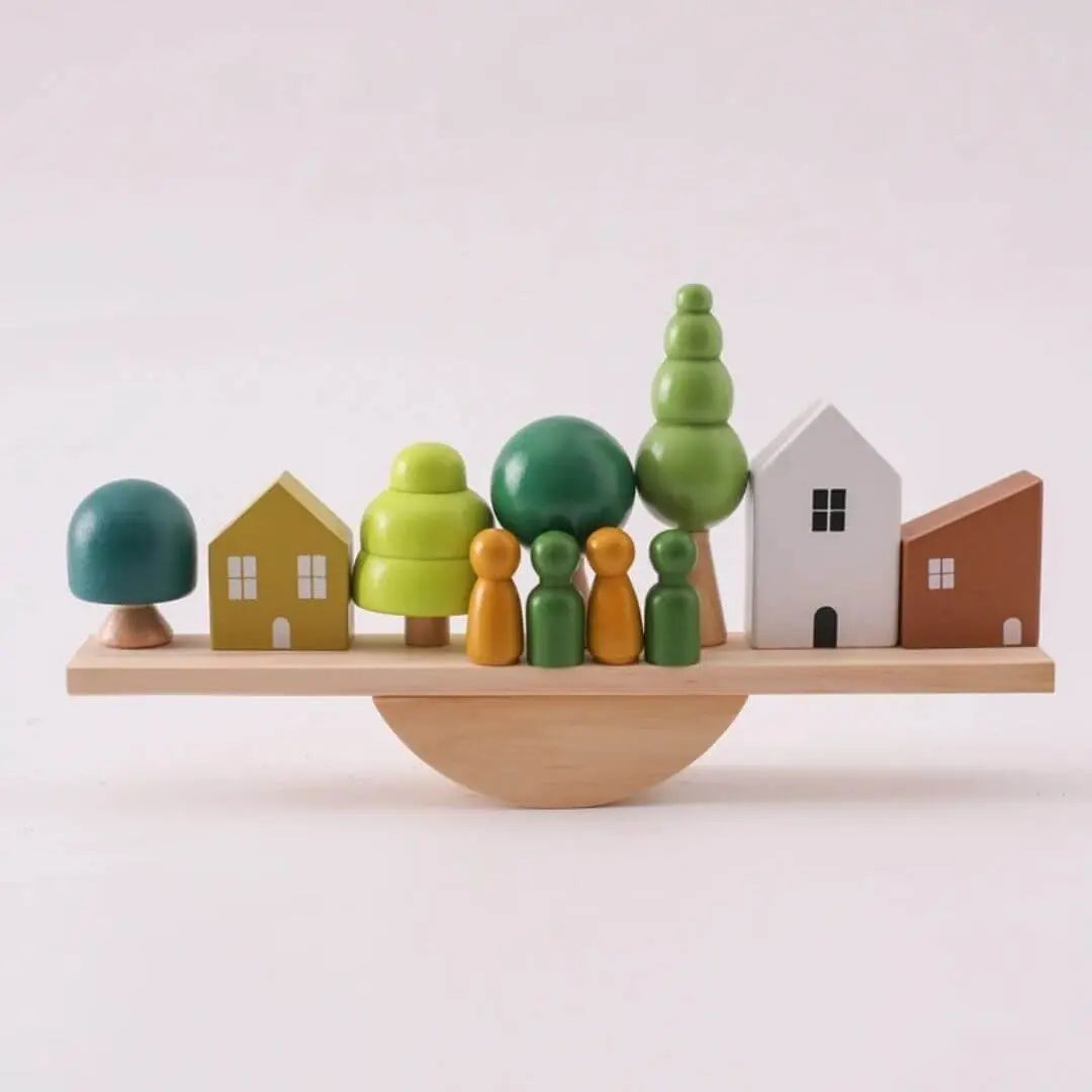 Jouet en Bois Bébé Équilibre – BalanceHouse