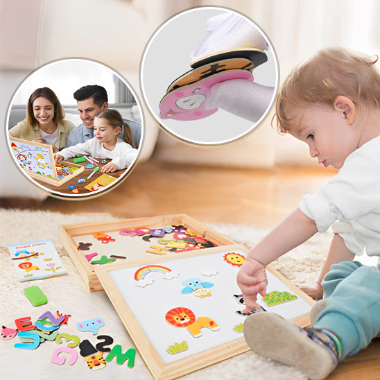 Tableau magnétique enfant | Crayomag 2 en 1