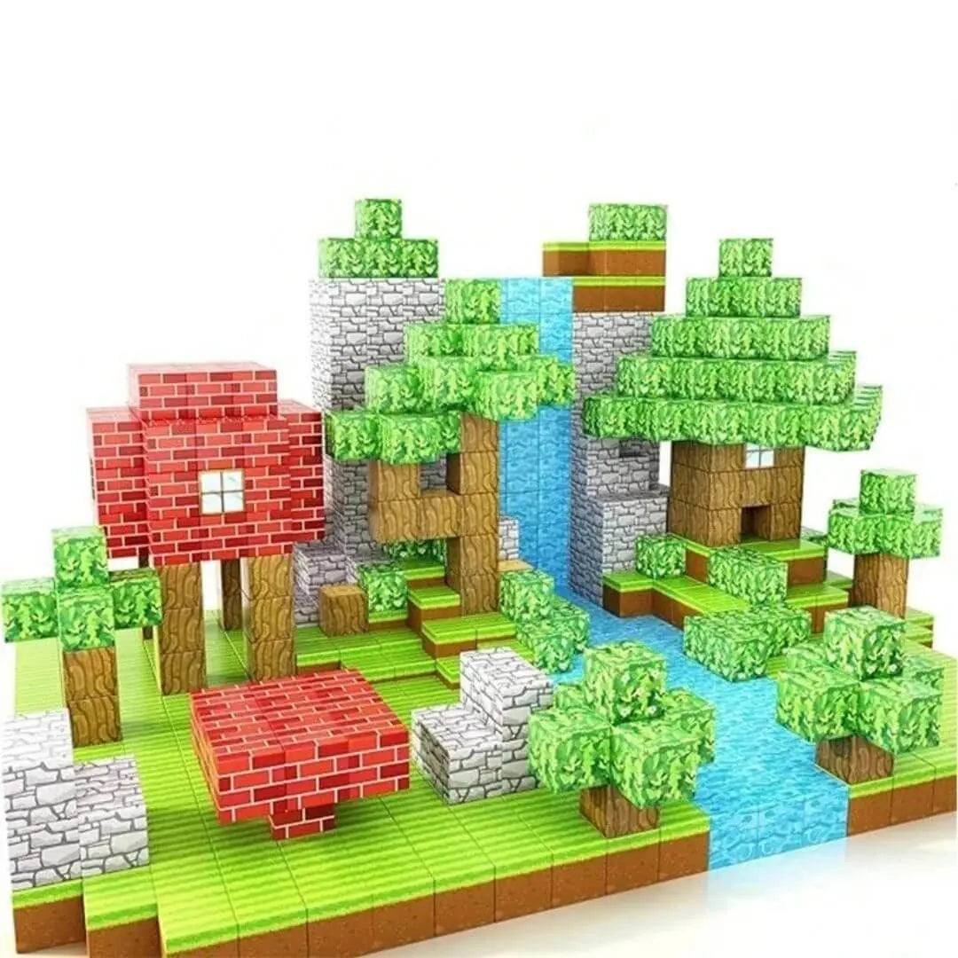 Jeu de construction magnétique – PixelWorld
