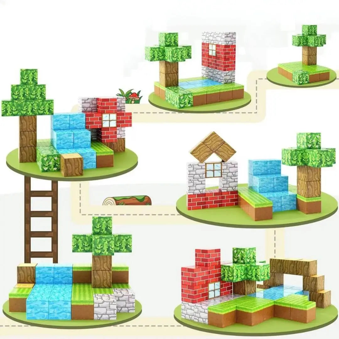 Jeu de construction magnétique – PixelWorld