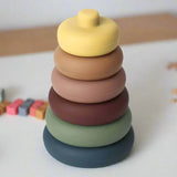 Jeu de construction d'anneaux en silicone | TeetheStack