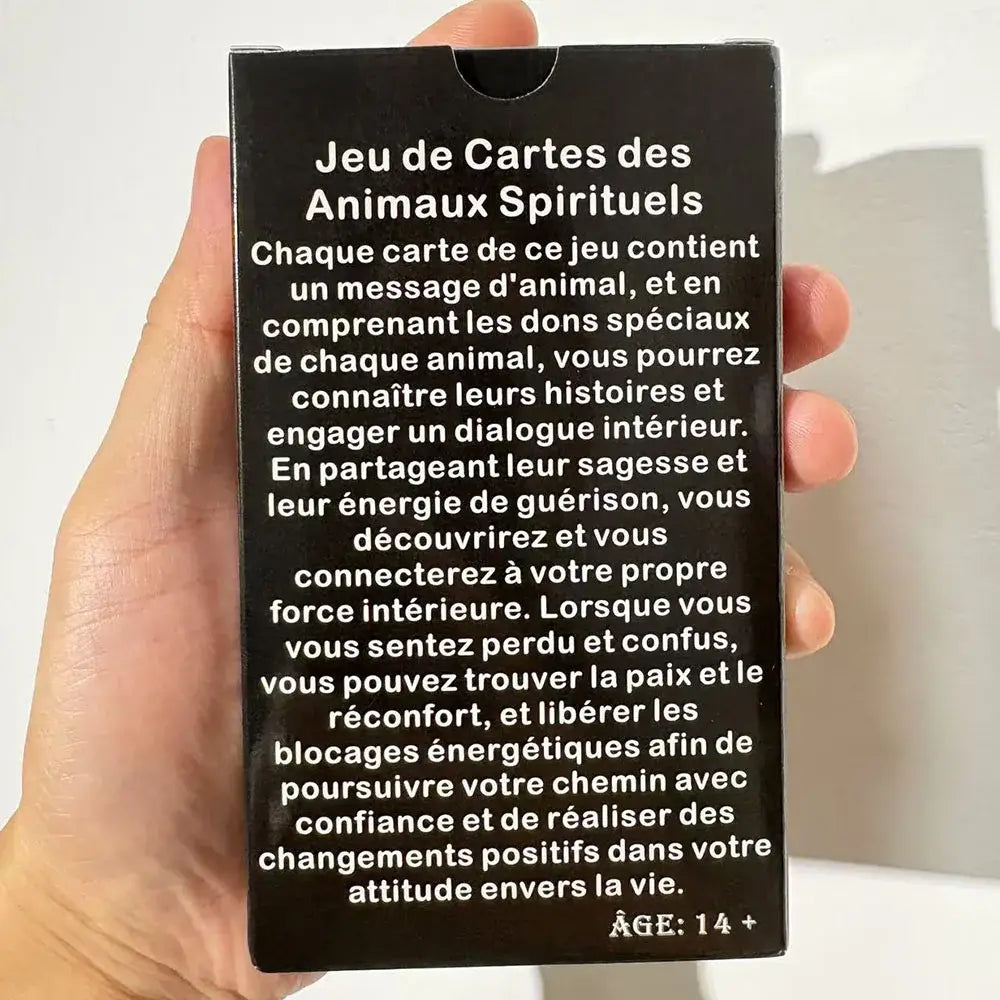 Jeux de carte divinatoire Animaux Spirituels