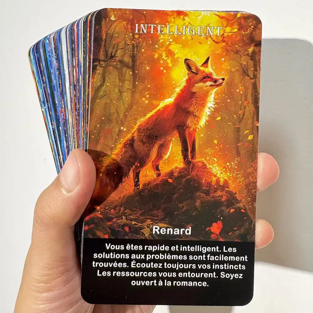 Jeux de carte divinatoire Animaux Spirituels