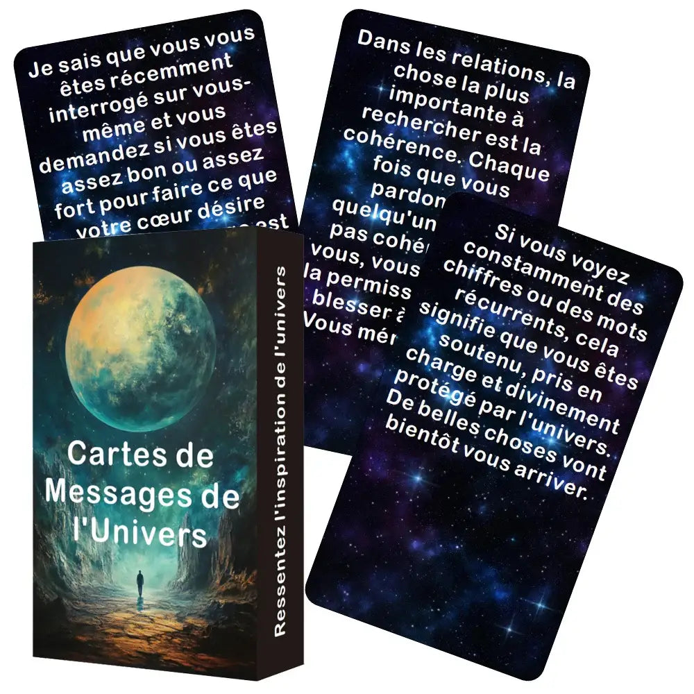 Jeux de carte divinatoire Messages Univers