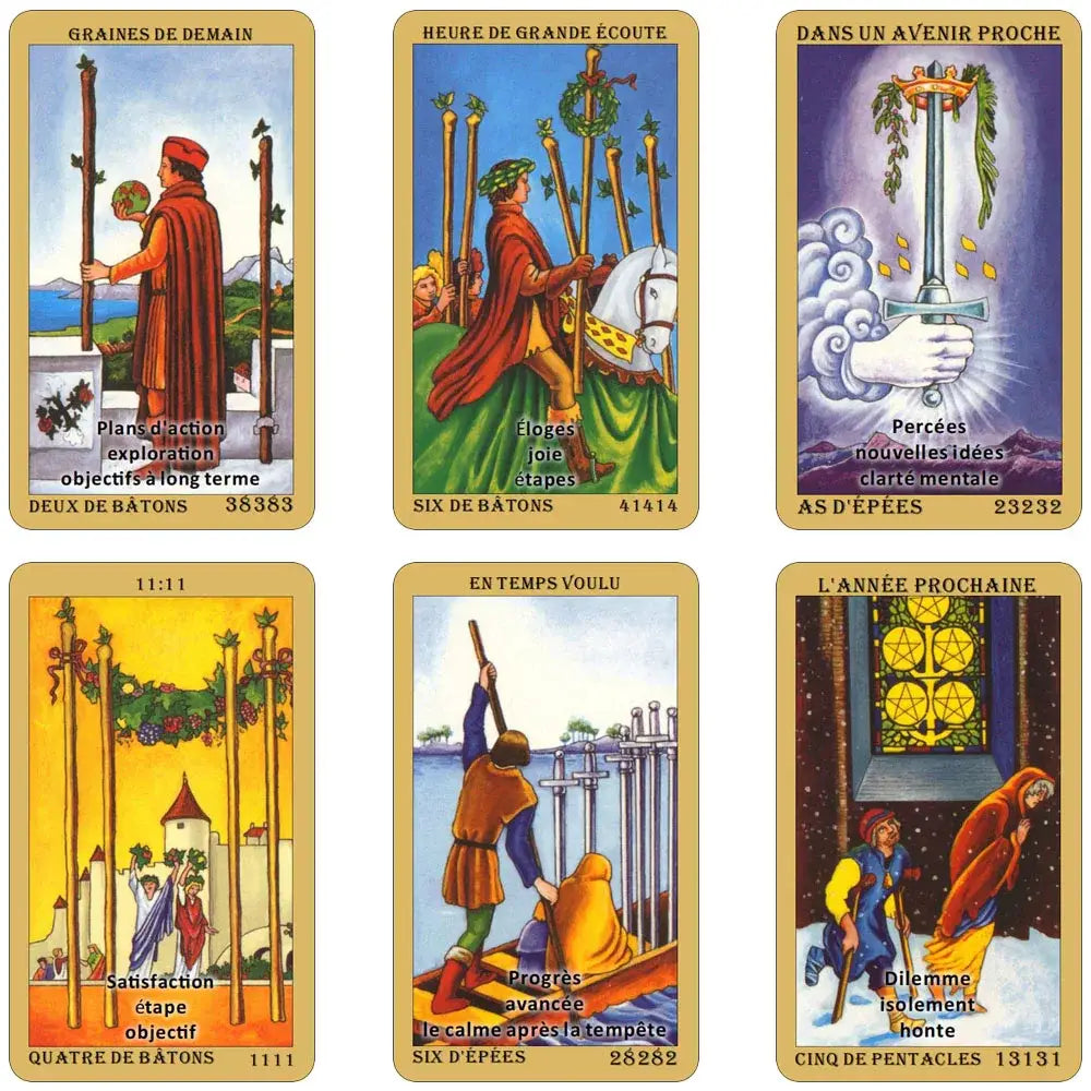 jeux de carte divinatoire Revelation du temps