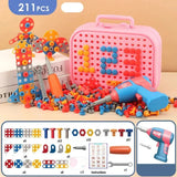 Jeux de construction de mallette de bricolage