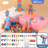 Jeux de construction de mallette de bricolage