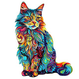Puzzle Bois Chat – CosyCat