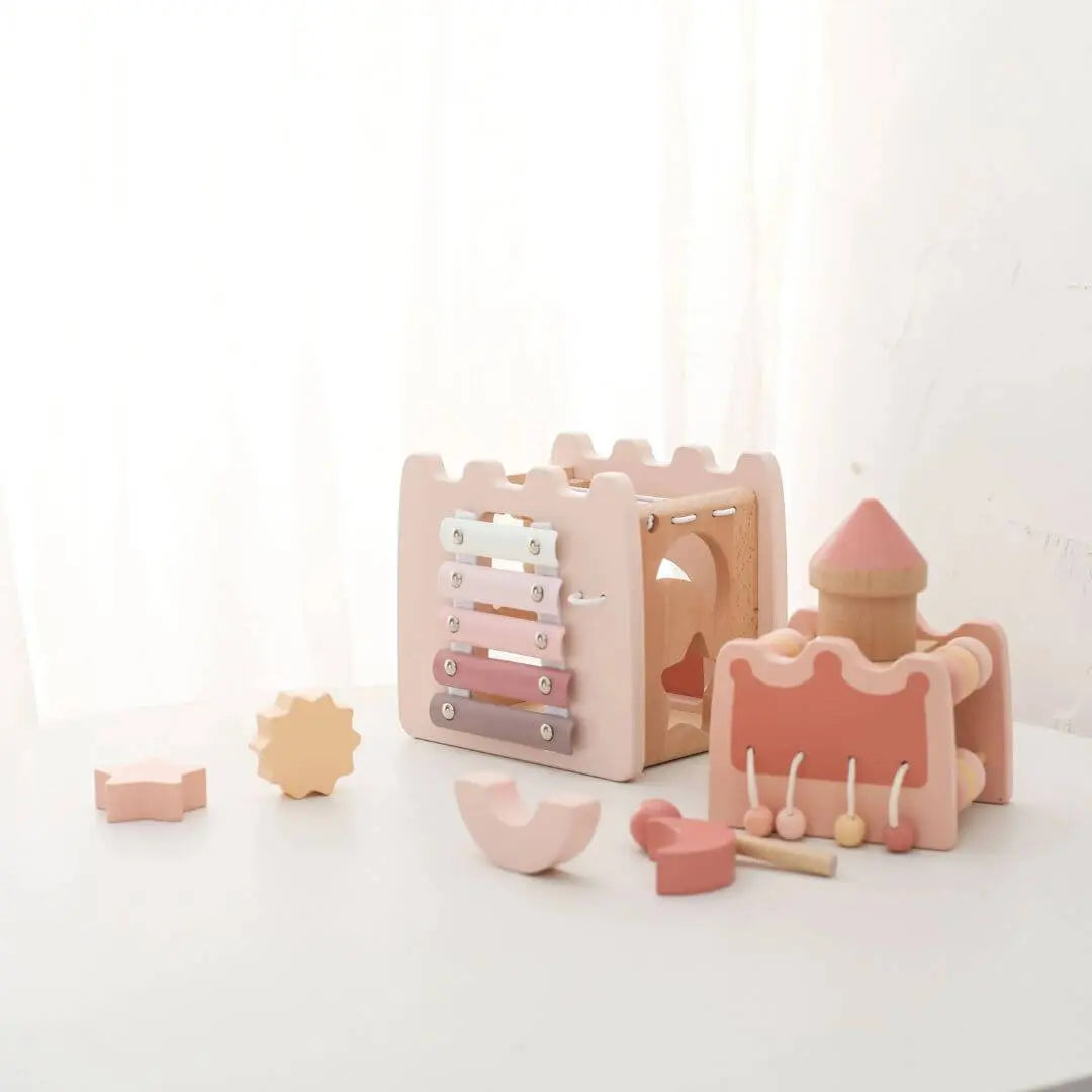 Jouet en Bois Bébé Château Musical – CastleMelody