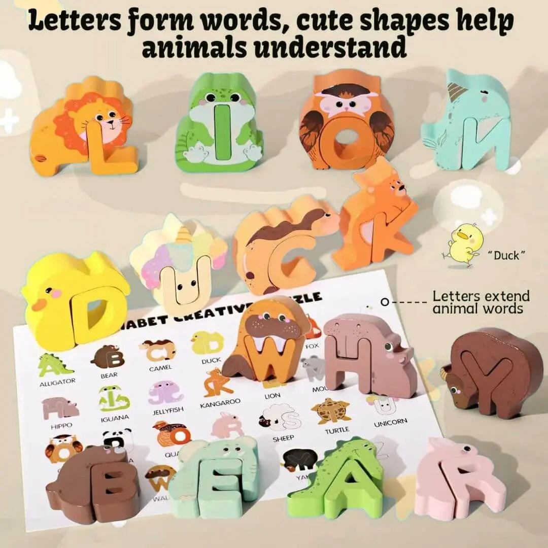 Puzzle en bois alphabet – ABCPlay