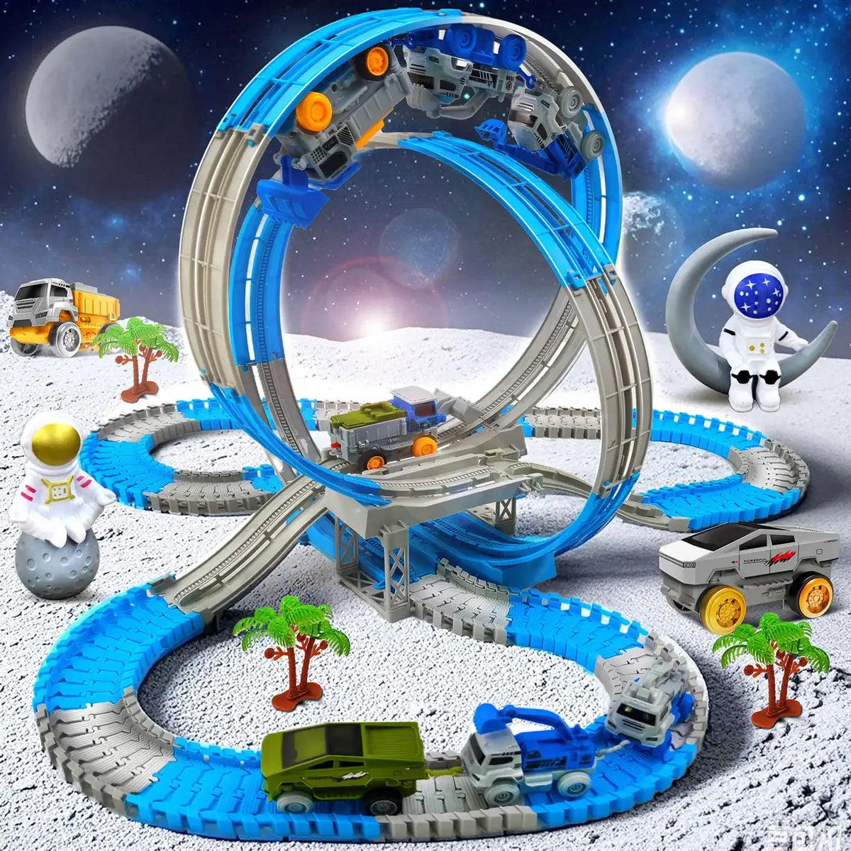 Jouet Circuit Piste Spatiale Electrique