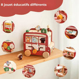 Jouet en bois Bus Montessori – BusAventure