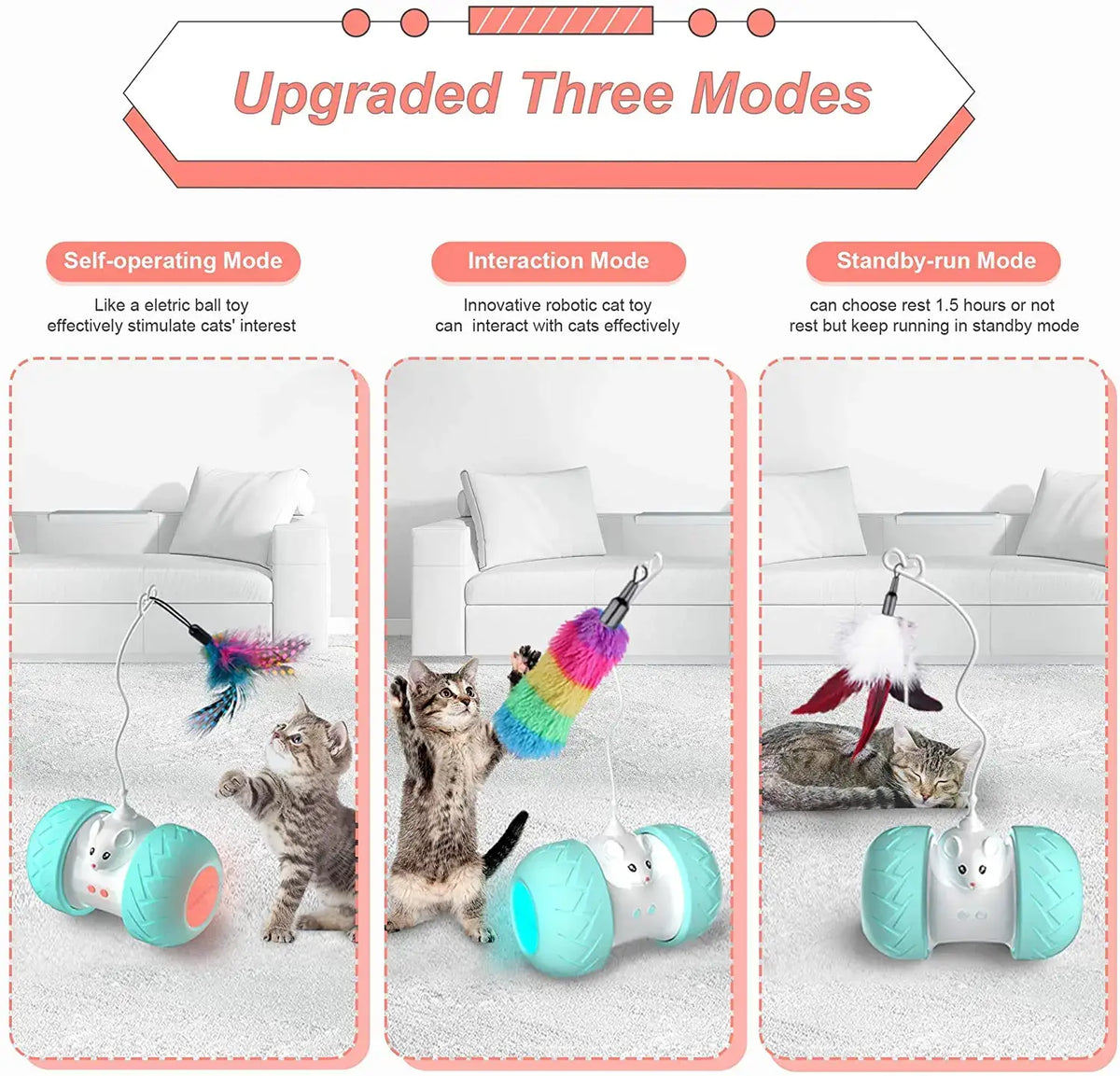Jouet Interactif Electronique pour chat