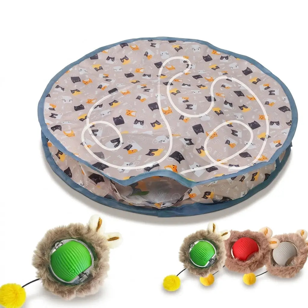 Jouet Interactive Chat Balle cache-cache