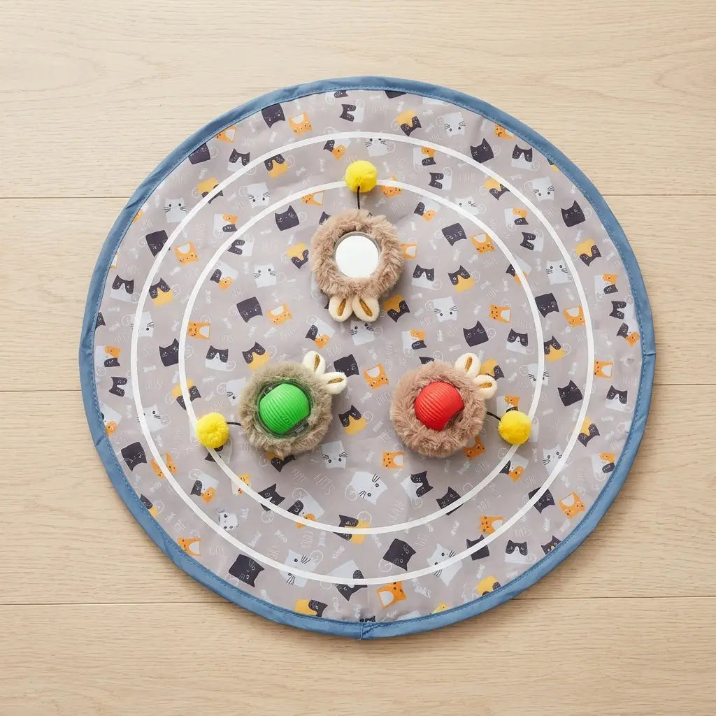 Jouet Interactive Chat Balle cache-cache