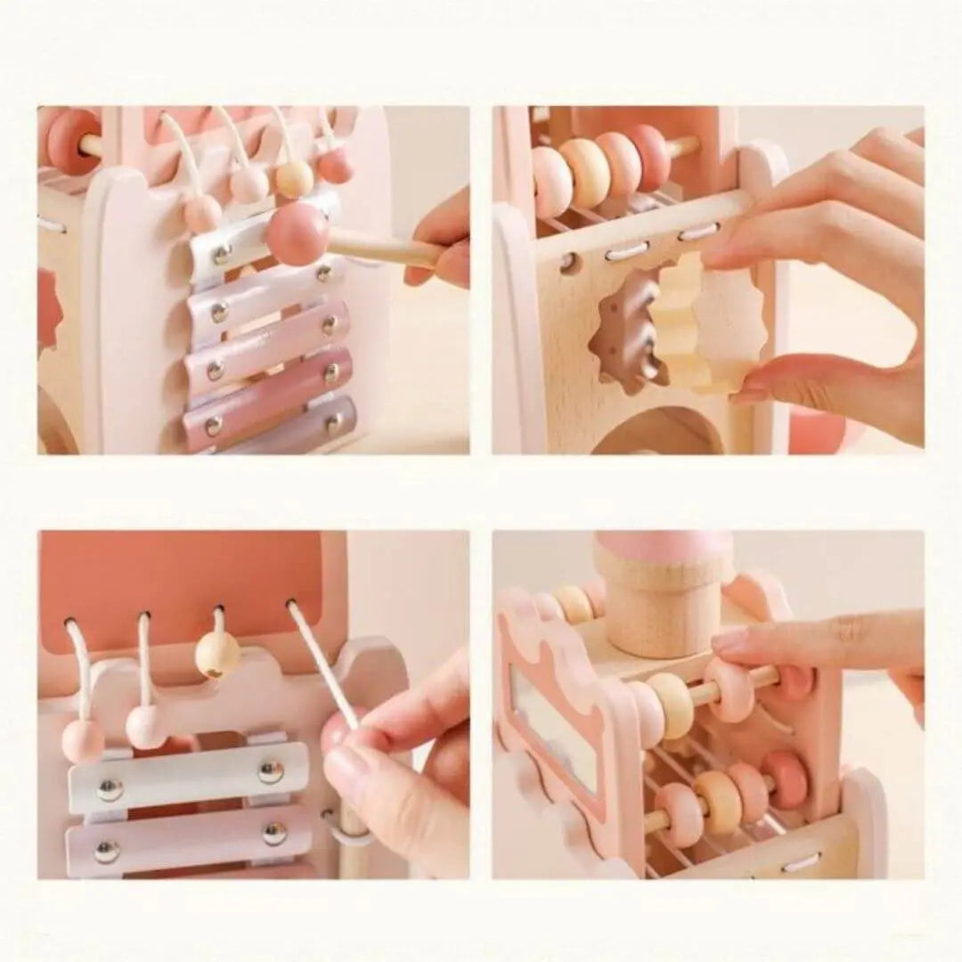 Jouet en Bois Bébé Château Musical – CastleMelody