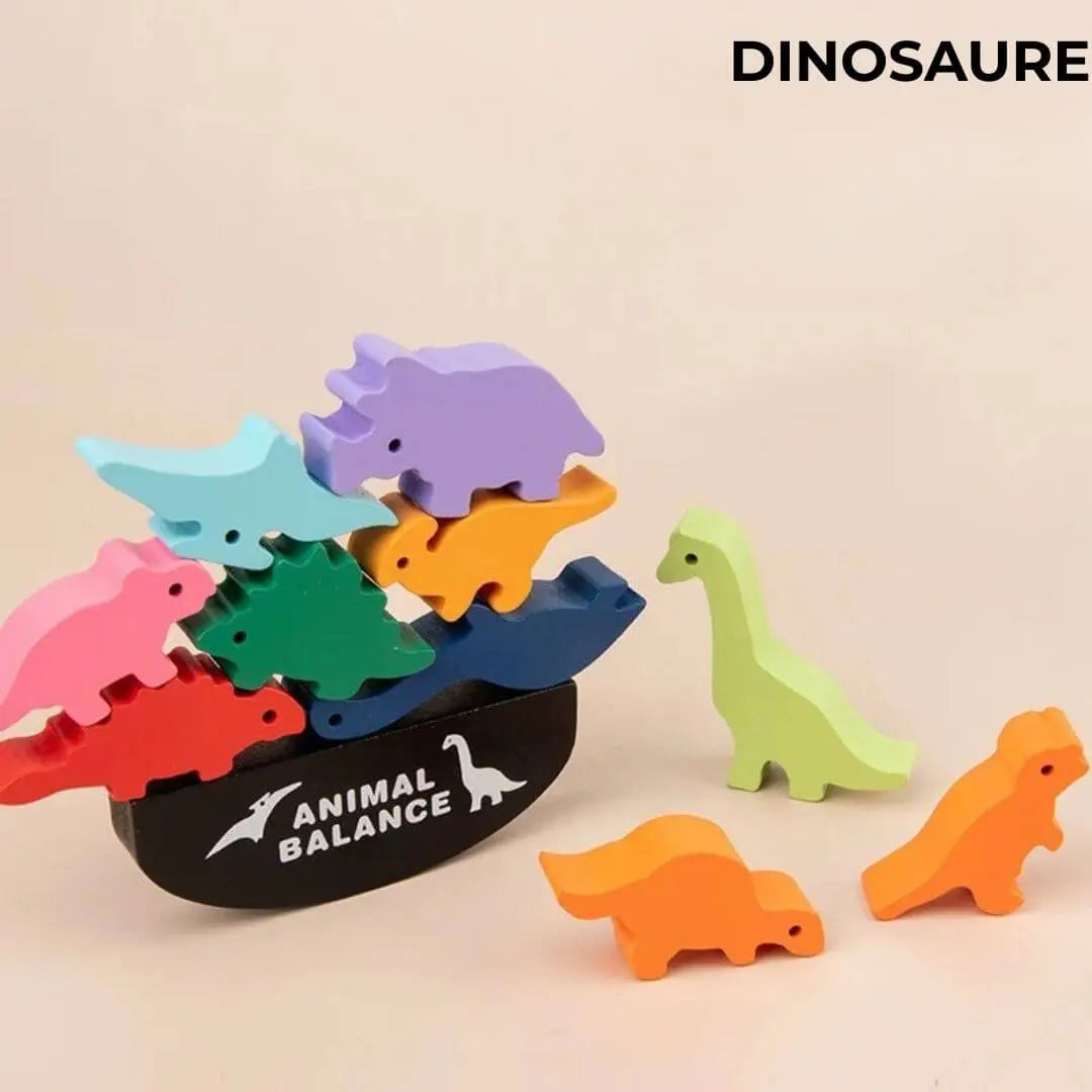 Jouet en Bois Équilibre Bébé – BalanceZoo