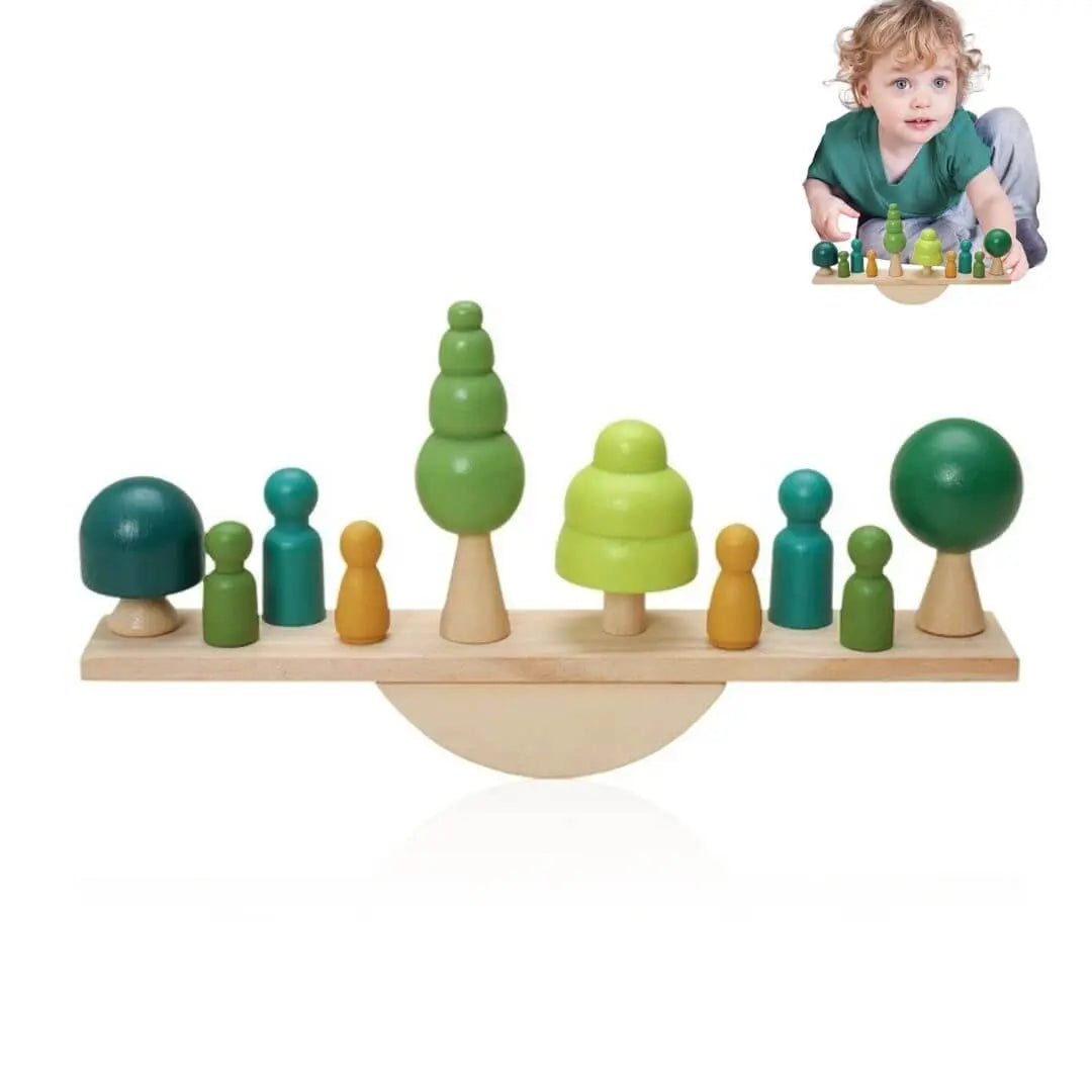 Jouet en Bois Bébé Équilibre – ForestBalance