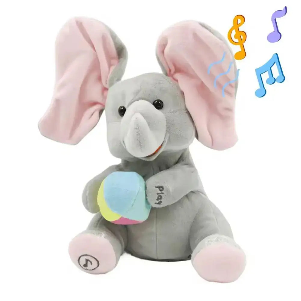 Jouet Peluche éléphant cache-cache