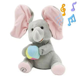 Jouet Peluche éléphant cache-cache